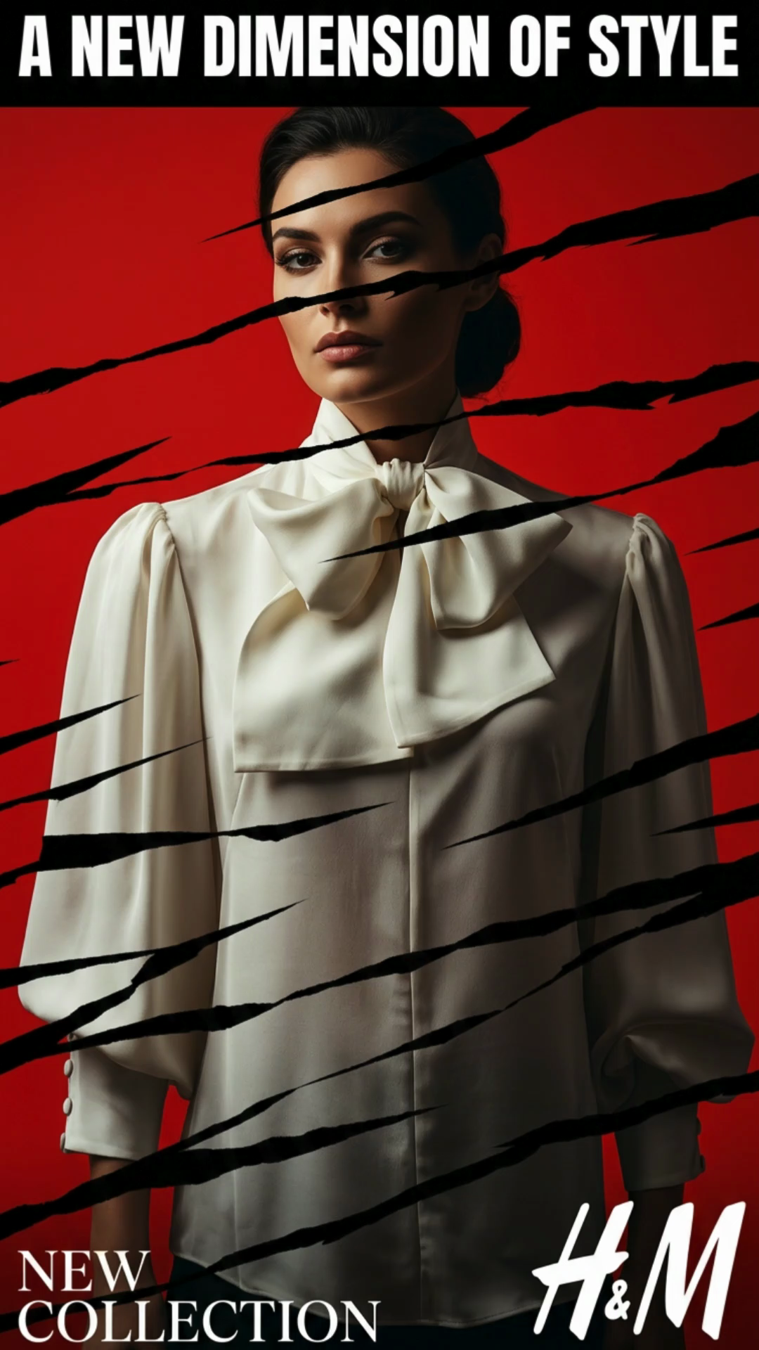 Fractured Icon – Avant-Garde Editorial  fashion Ad