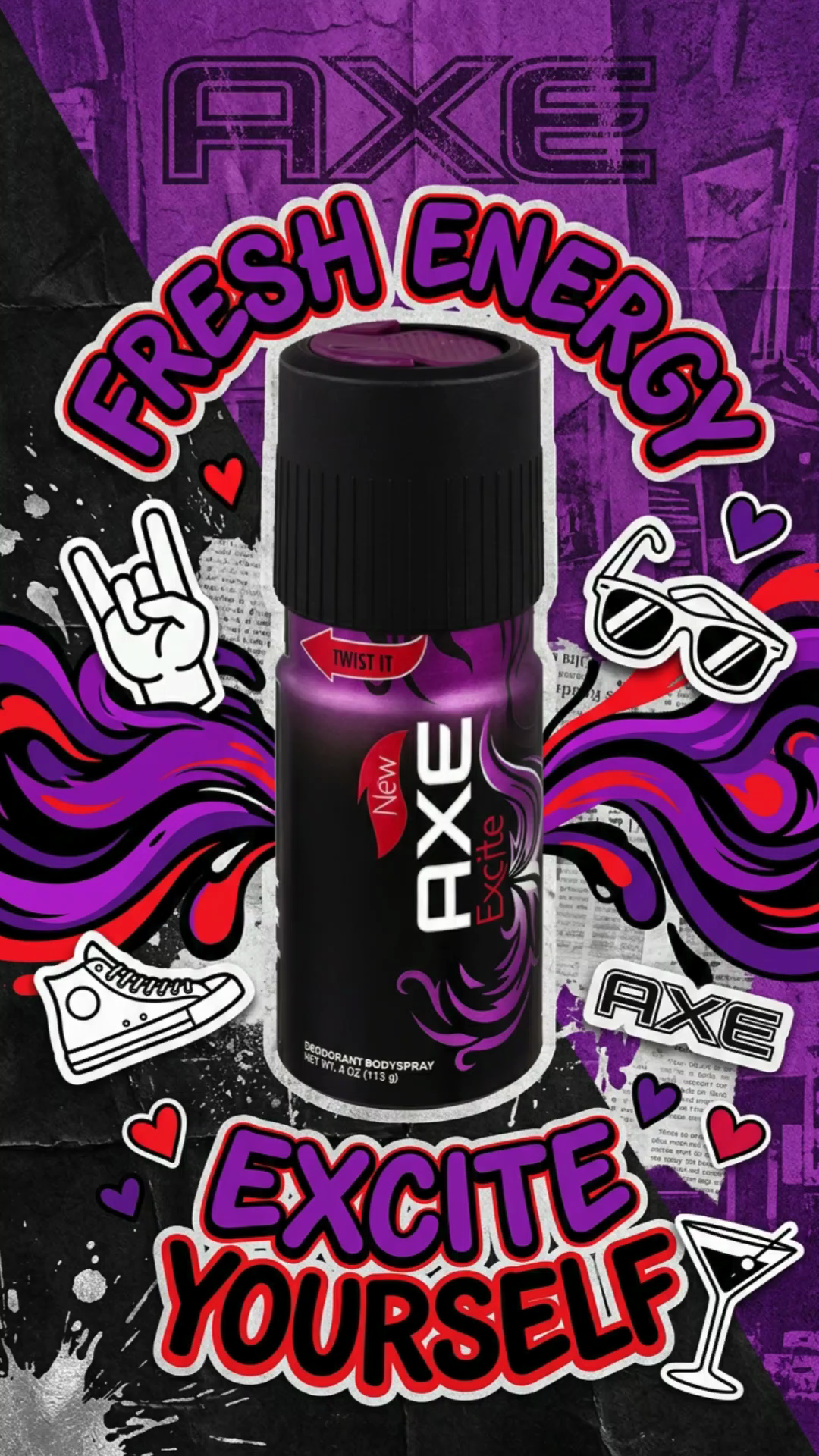 Vibe Explosion – Pop-Art Energy Ad