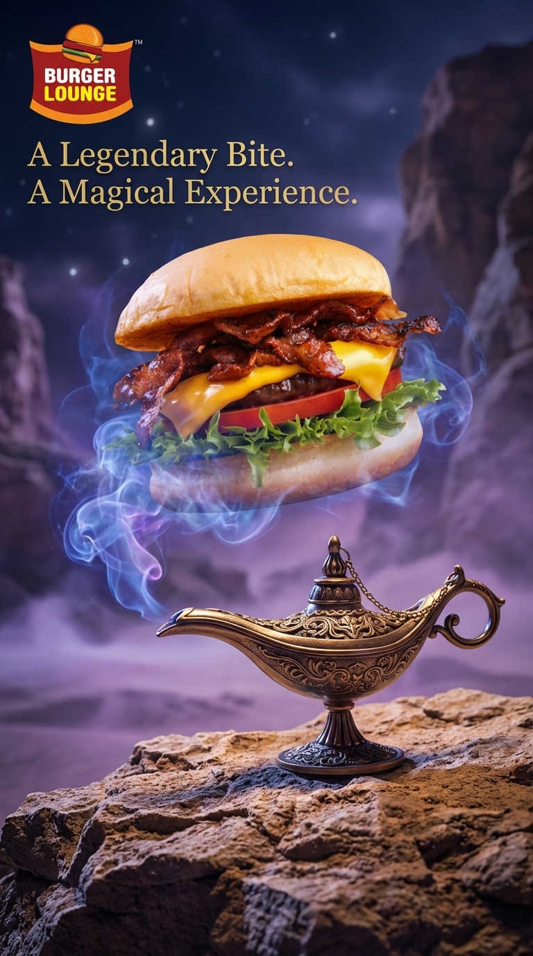 Genie Wish Food Ads – Cinematic Fantasy Brand Concept