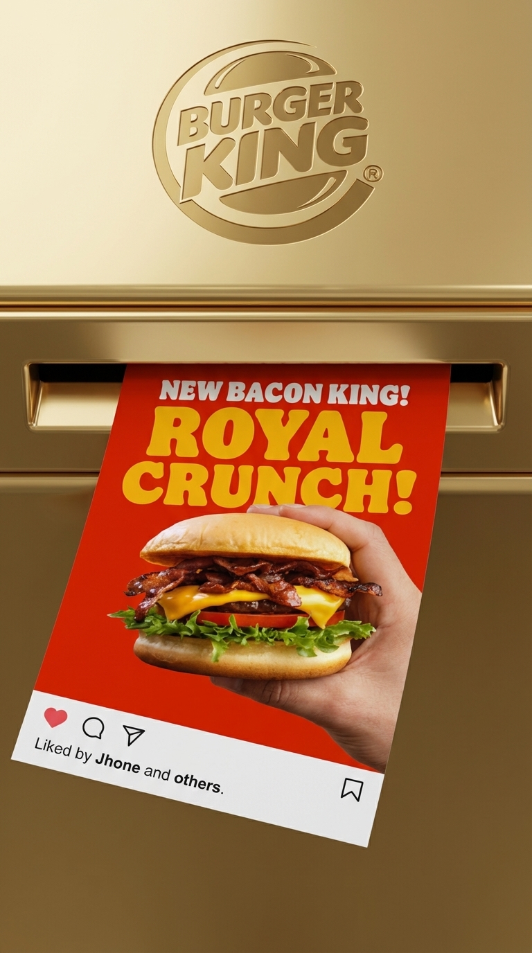 Name : Social Print Food Ads – Interactive Feed Brand Concept