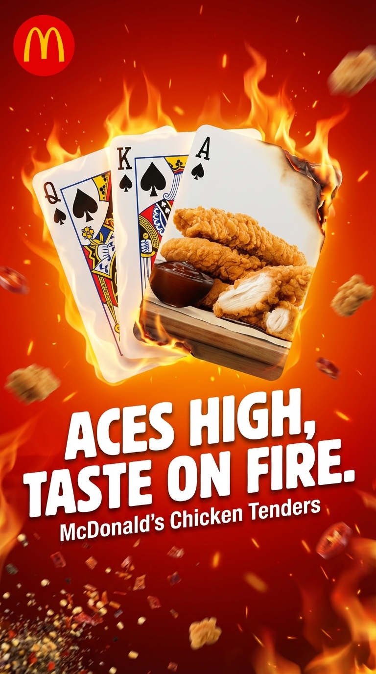 Ace Play Food Ads – High-Impact Branding Concept