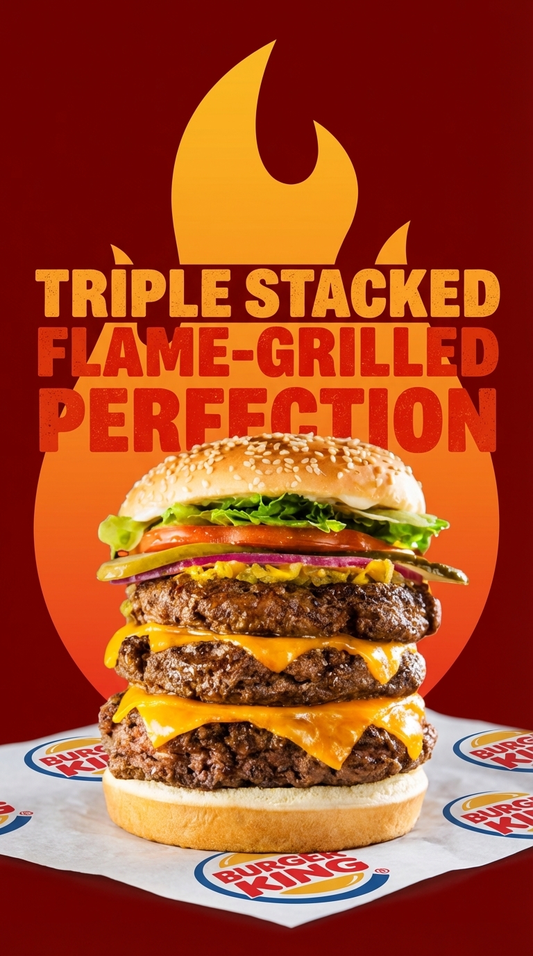 Blaze Mode Food Ads – High-Impact Brand Visual
