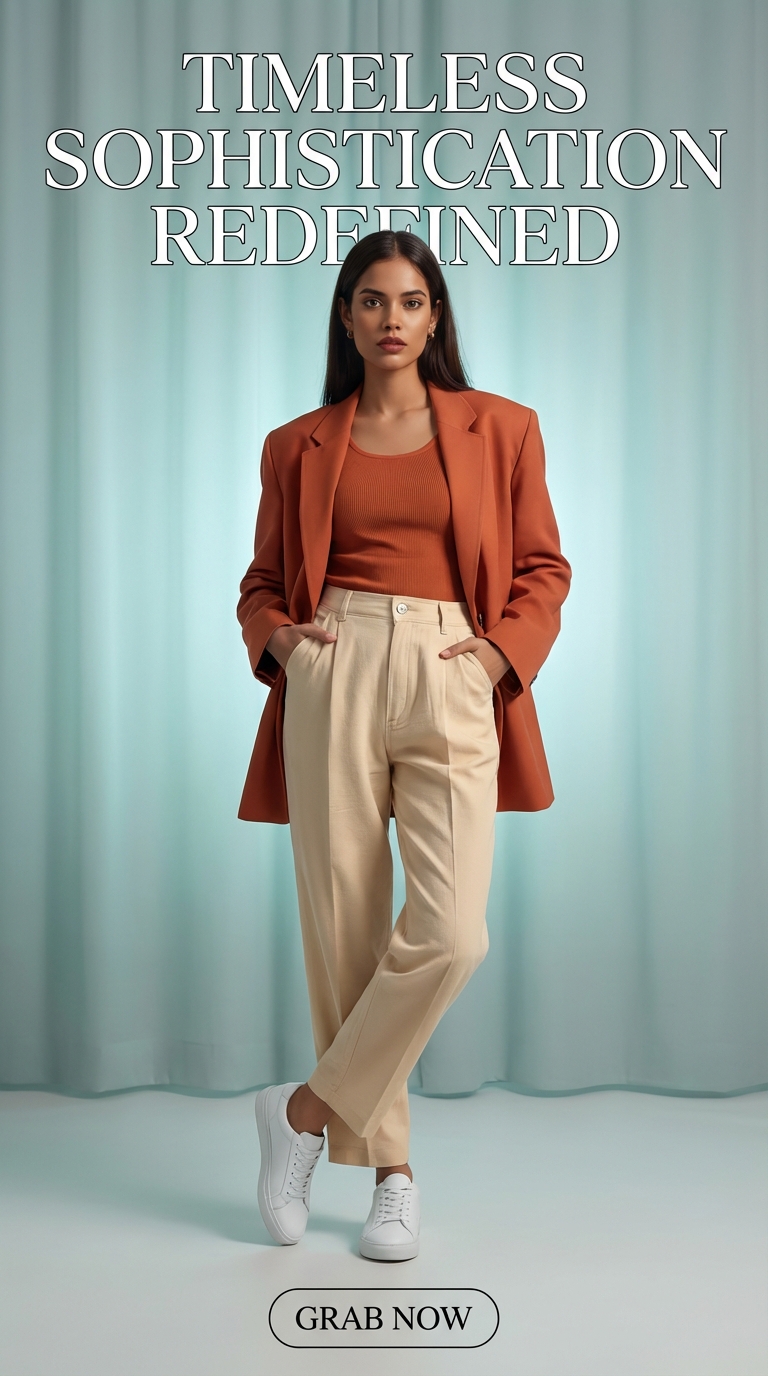 Bold Modern Fashion AI Poster – Clothing Brand Ads
