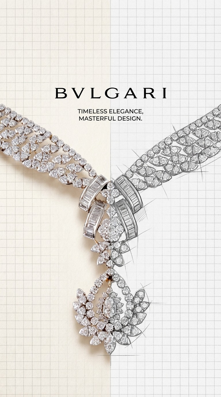Concept to Creation Jewellery Product Photography – Luxury Craftsmanship Split Design