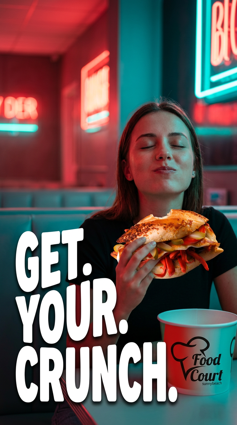Crave in Lights – Cinematic Fast-Food Ad