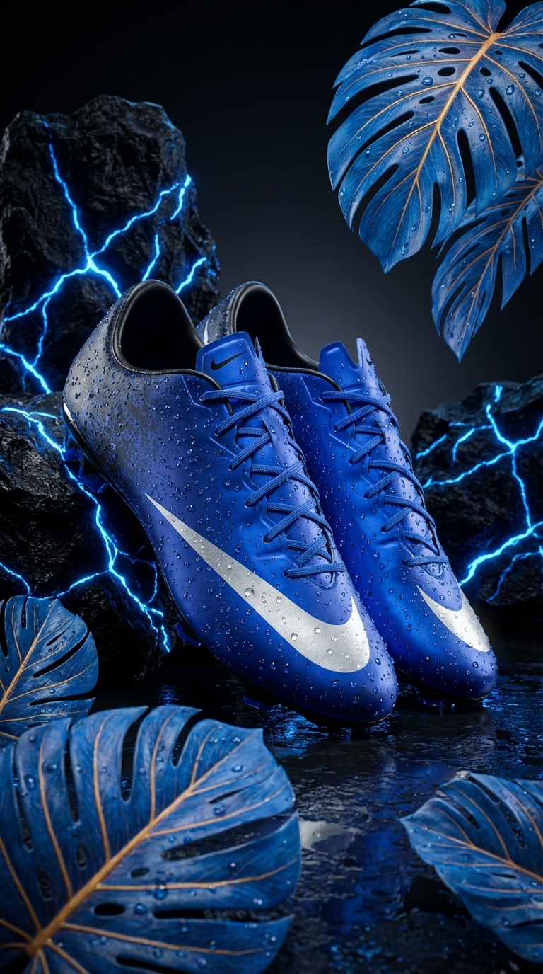 Dark Blue Energy AI Product Photography – Premium Commercial Visuals