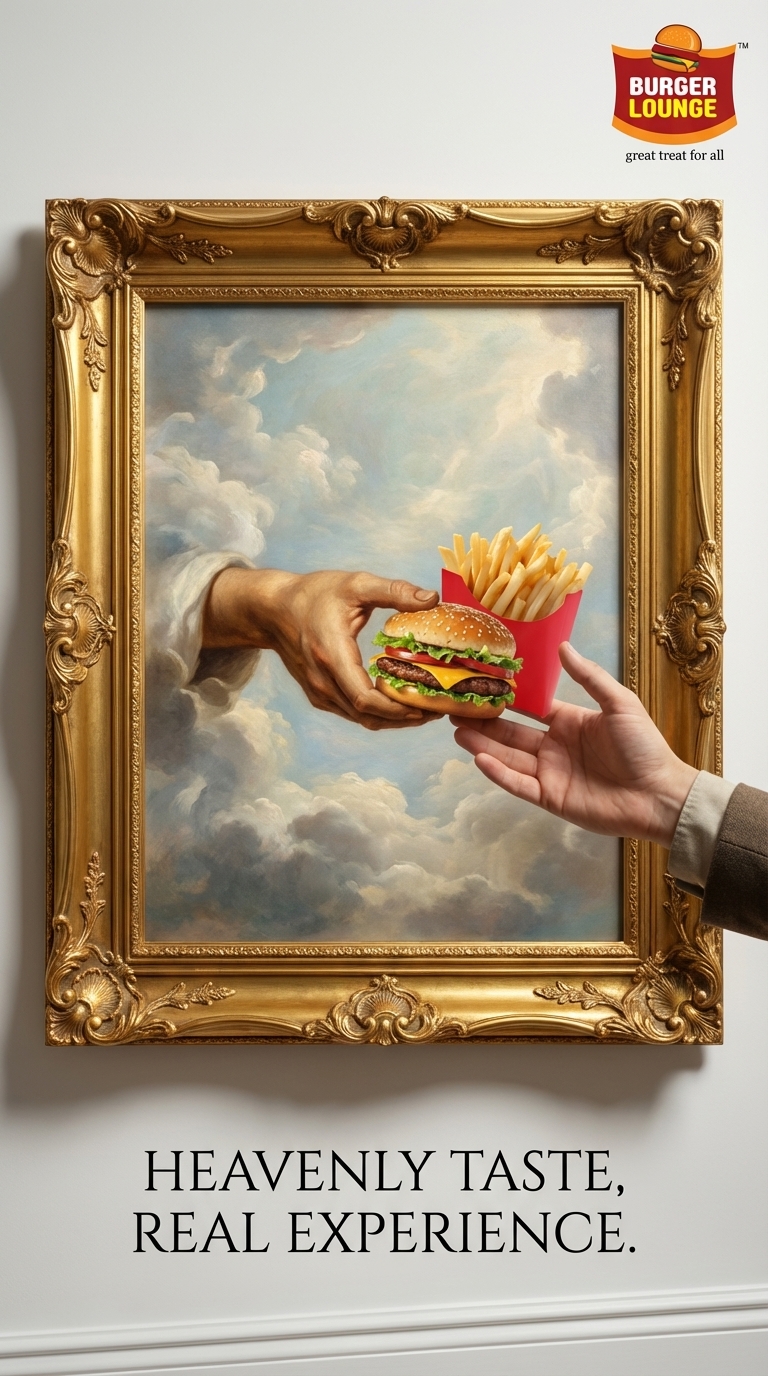 Divine Touch Food Ads – Cinematic Art Fusion Concept