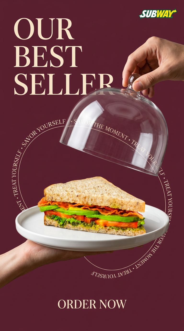 Elegance on a Plate — food advertising