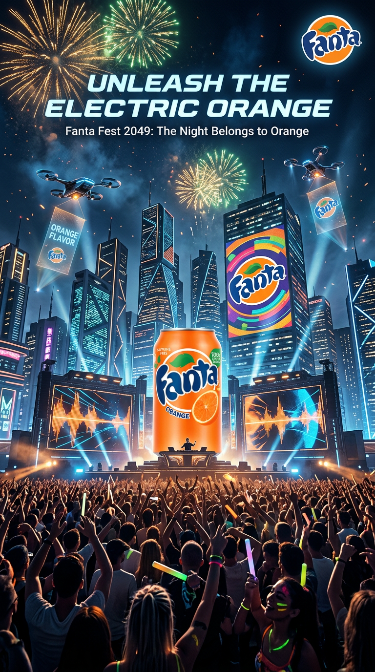 Festival of Power – Futuristic Concert Ad