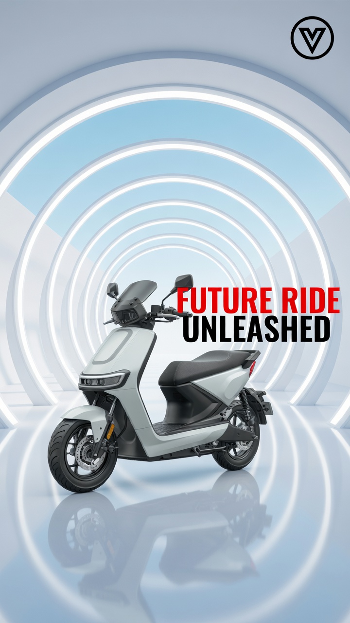Futuristic Tunnel Scooter  – Premium EV Ads
