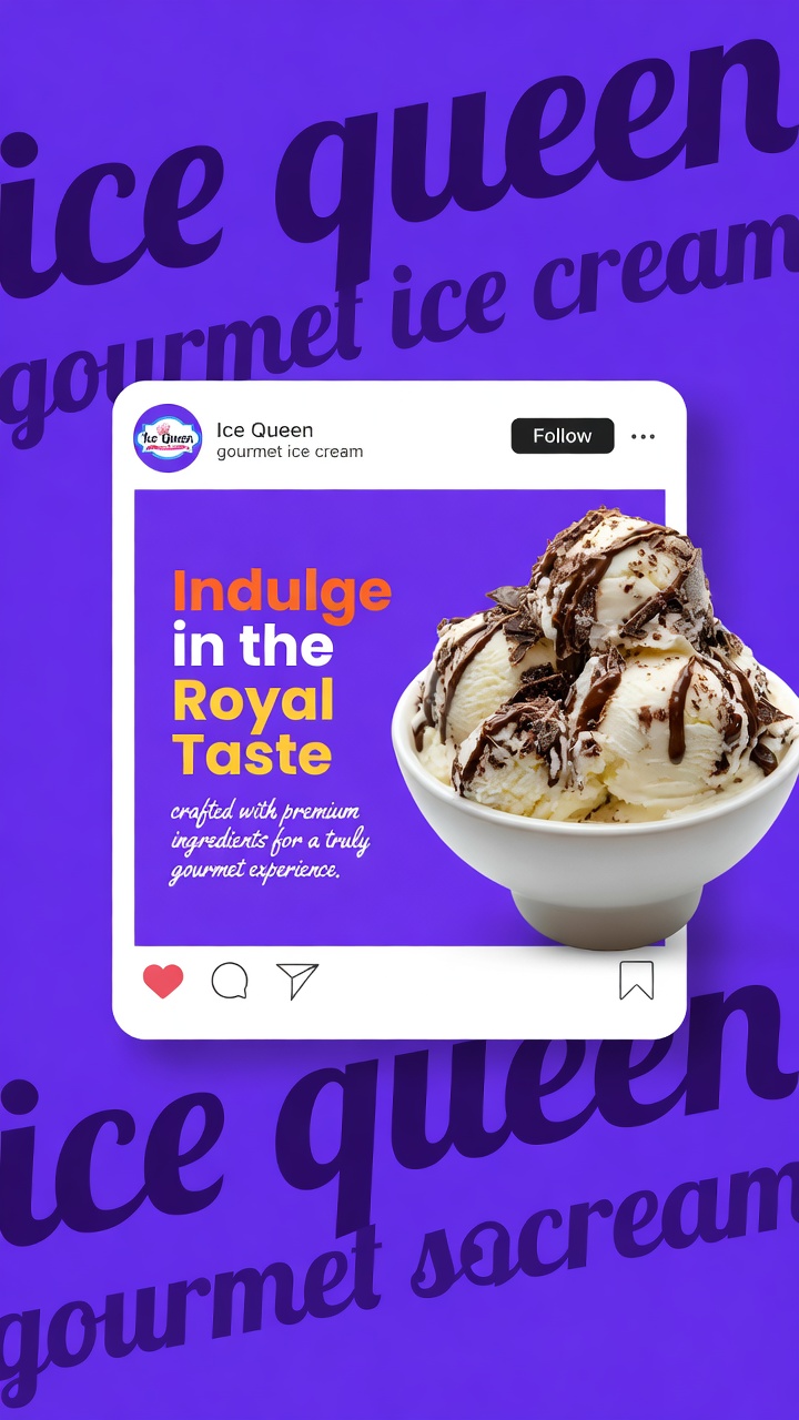 Instagram Pop-Out Product Poster – Social Media Food Ad Design