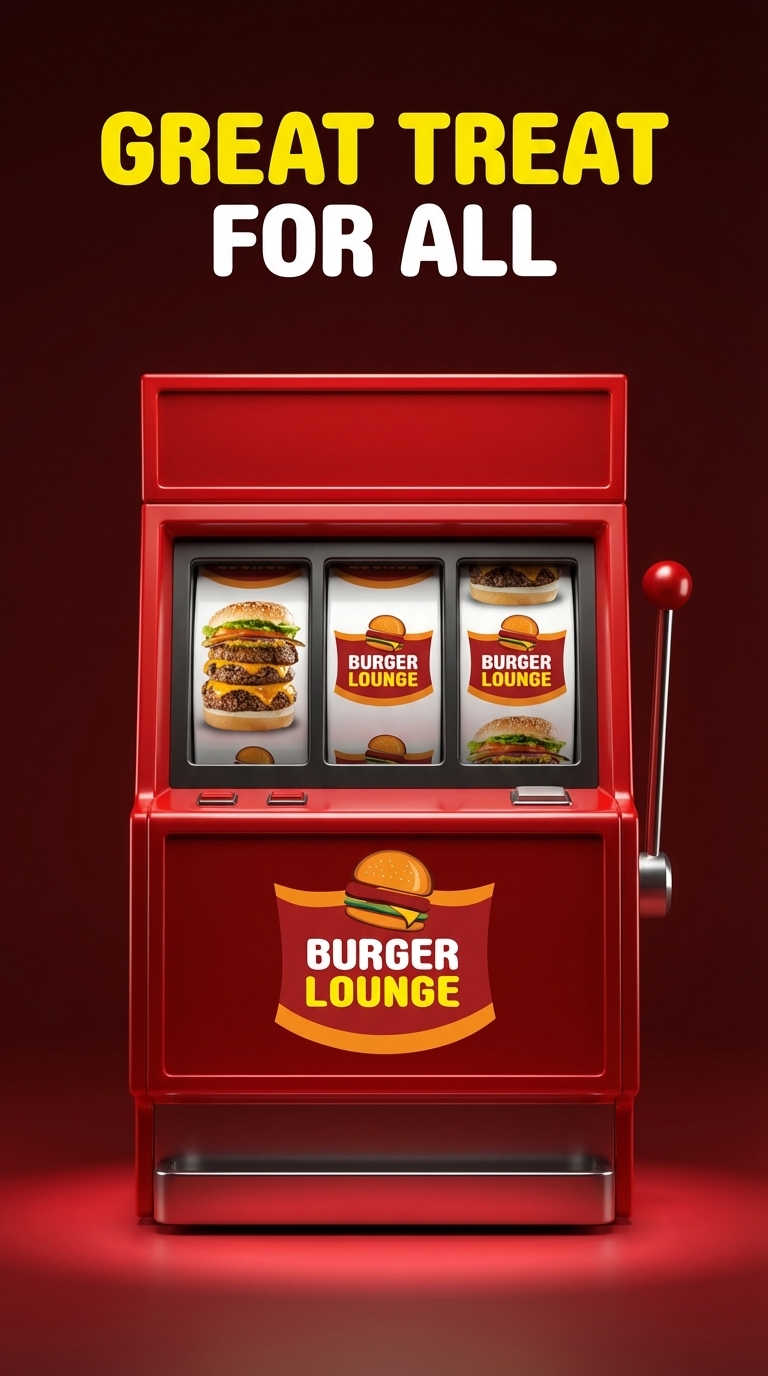 Jackpot Spin Food Ads – Casino Style Brand Concept