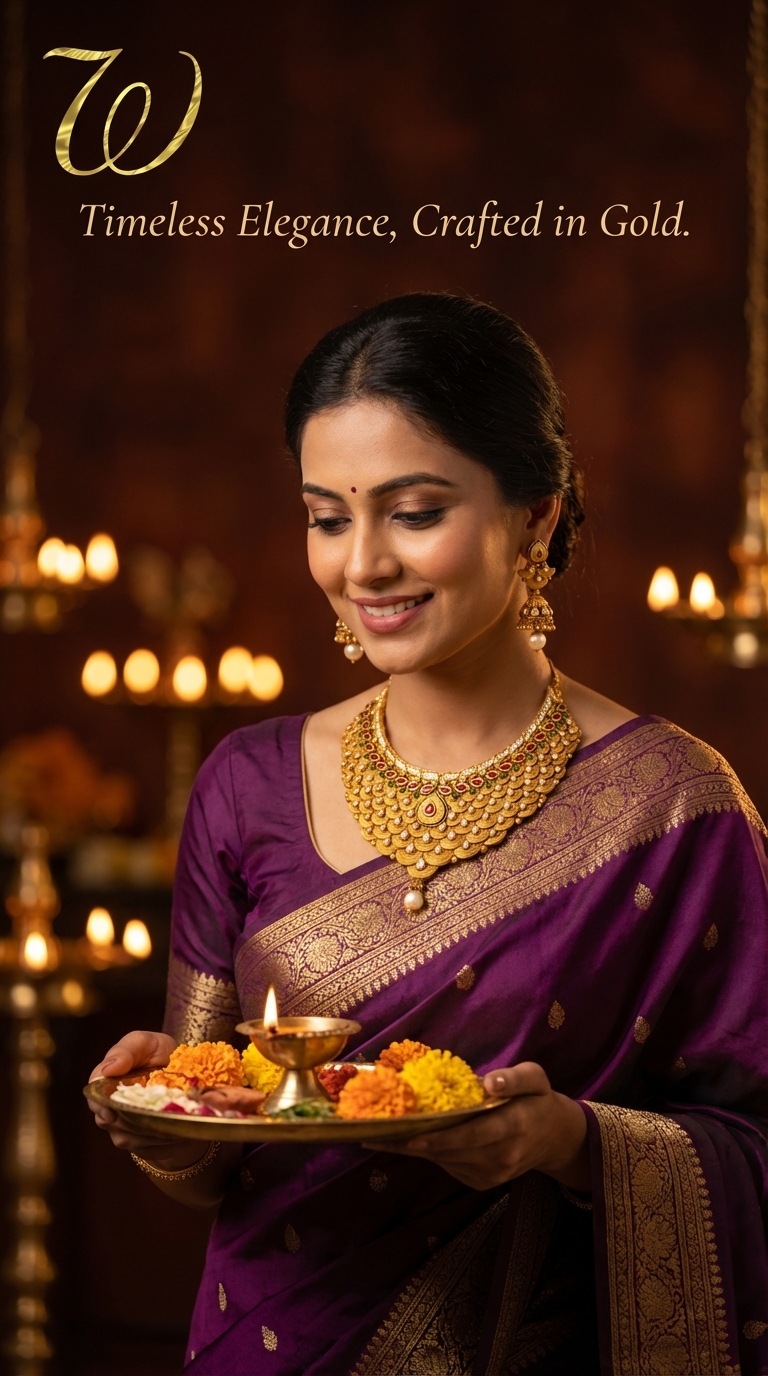 Jewellery Product Ads – Cultural Festive Moment Brand Visuals