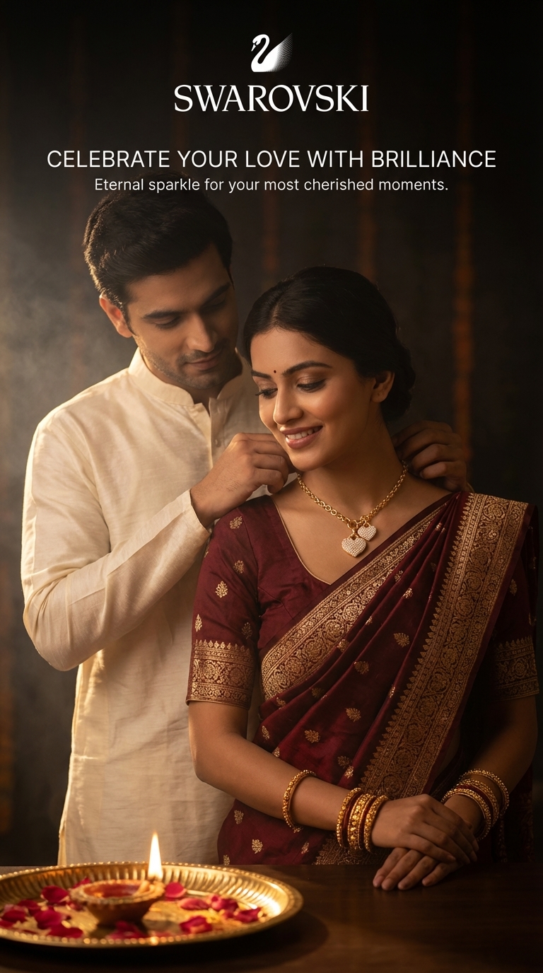Jewellery Product Ads – Emotional Couple Story Campaign Visuals