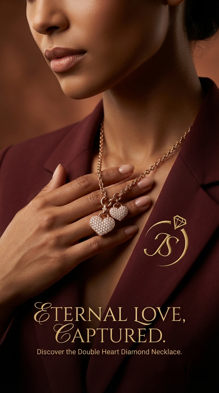 Luxury Editorial Jewellery Poster – Gold Collection Ad