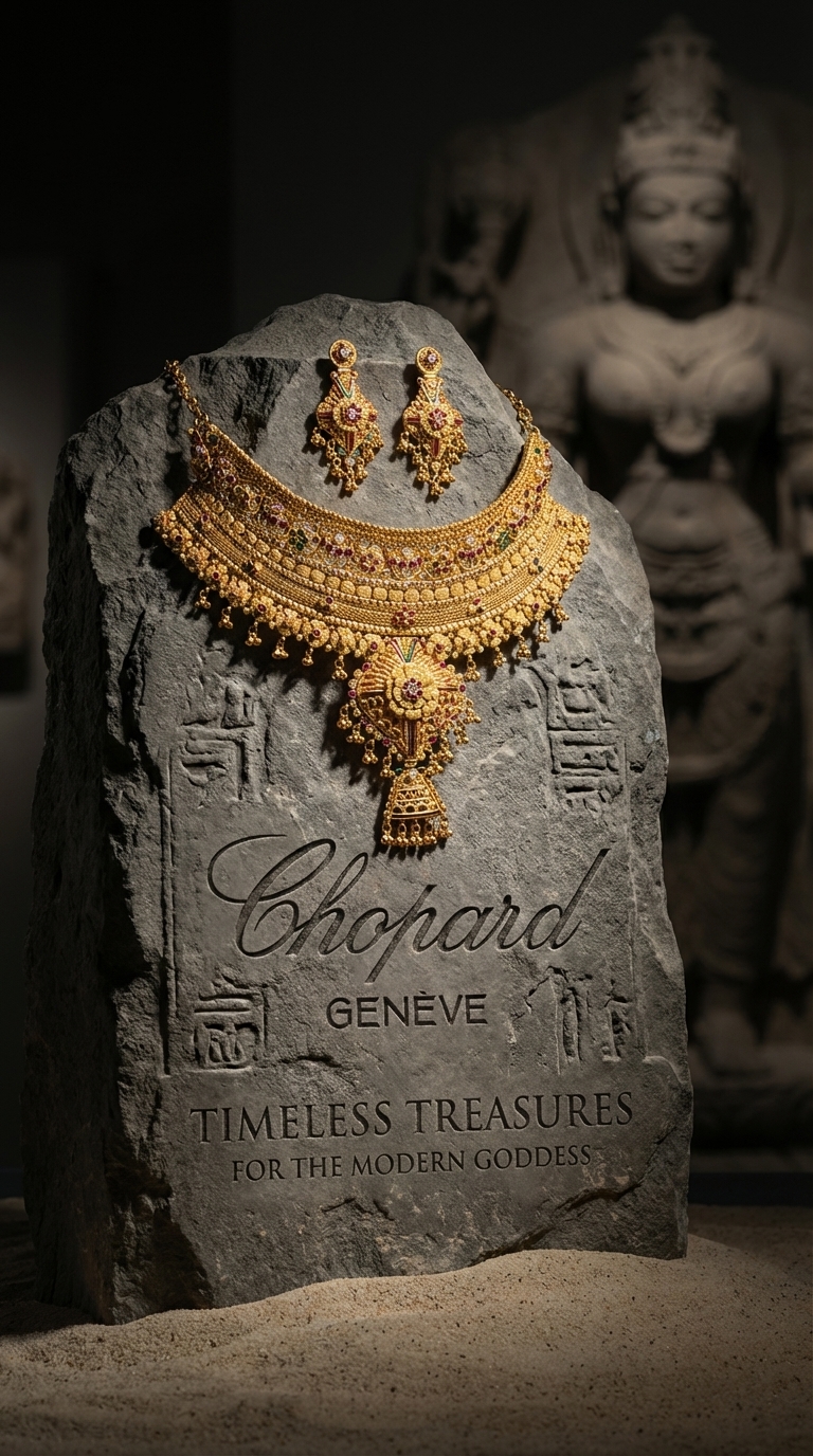 Luxury Jewellery Product Ads – Ancient Stone Monolith Campaign Visuals