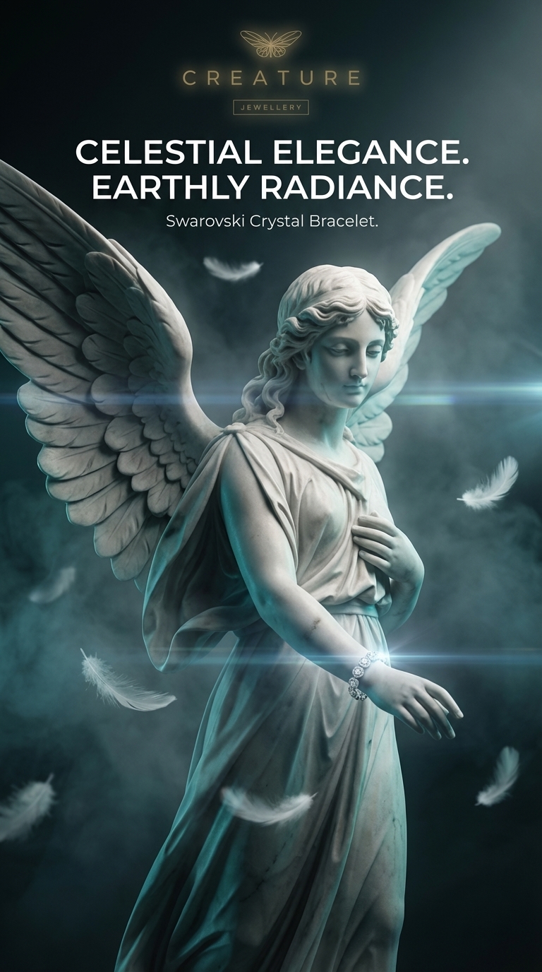 Luxury Jewellery Product Ads – Celestial Sculpture Brand Visuals