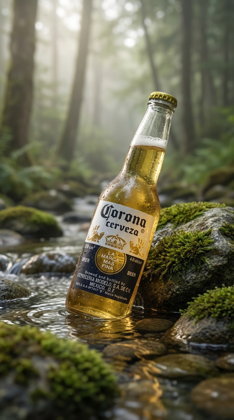 Natural Forest Stream AI Product Photography – Premium Commercial Style