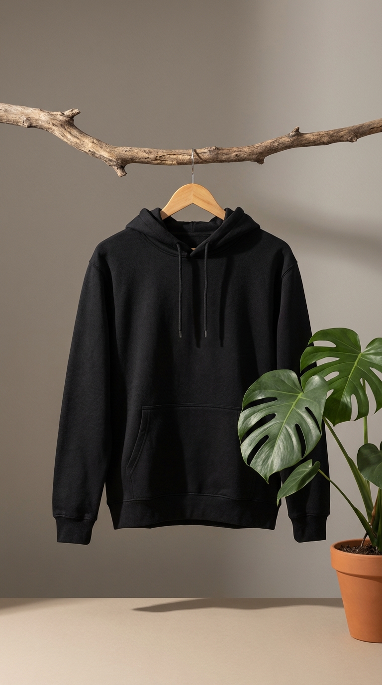 Nature Fashion Display AI Product Visual – Earthy Lifestyle Brand Photography