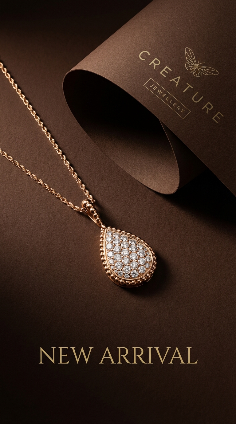 New Arrival Jewellery Poster – Luxury Gold Collection Ad