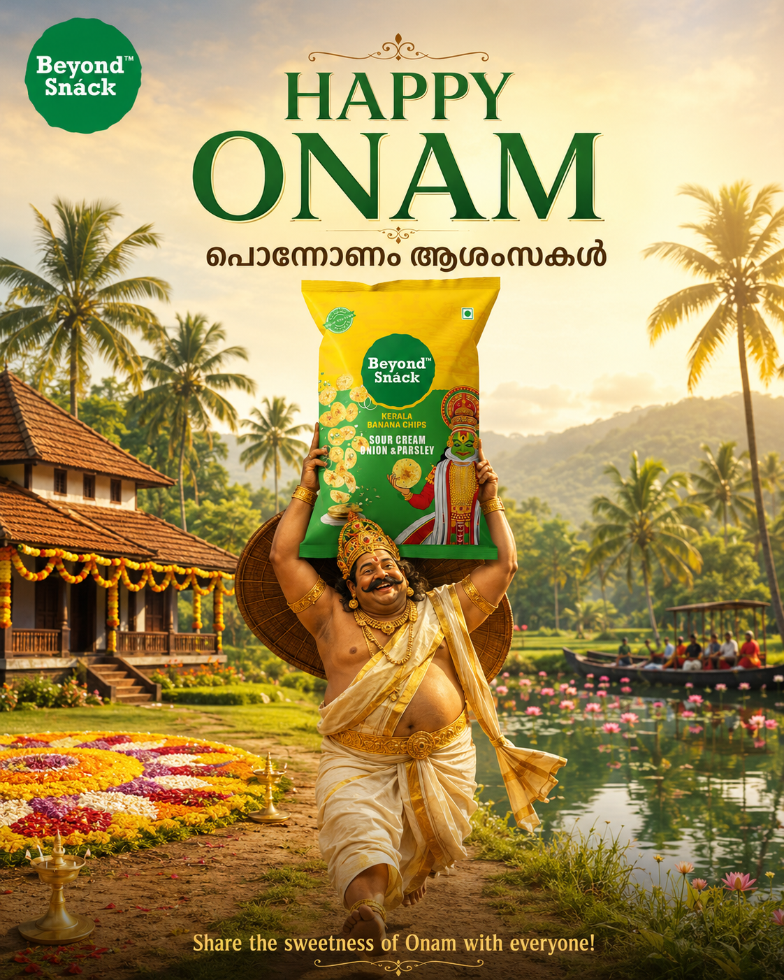 Onam Product poster – Festive Ad Creative