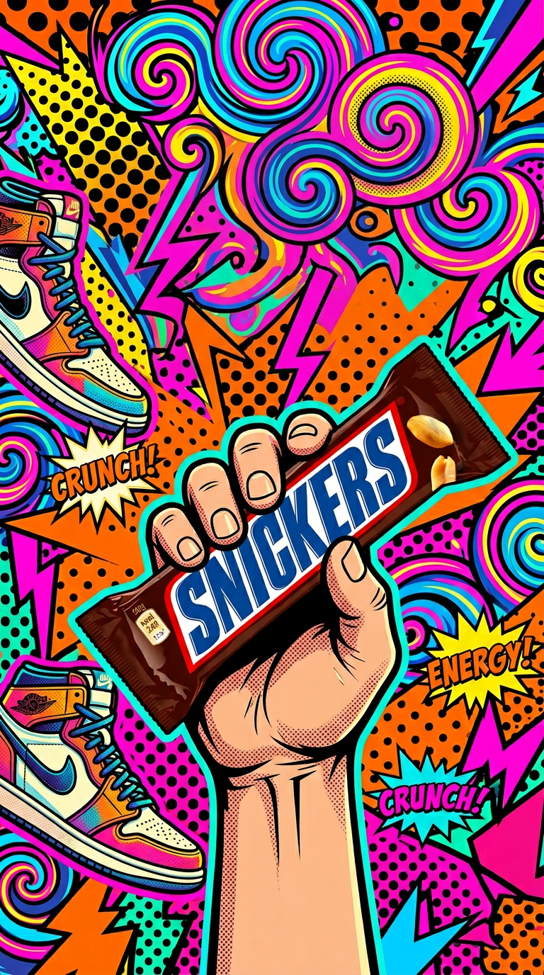 Pop the Vibe – Modern Pop-Art Ad