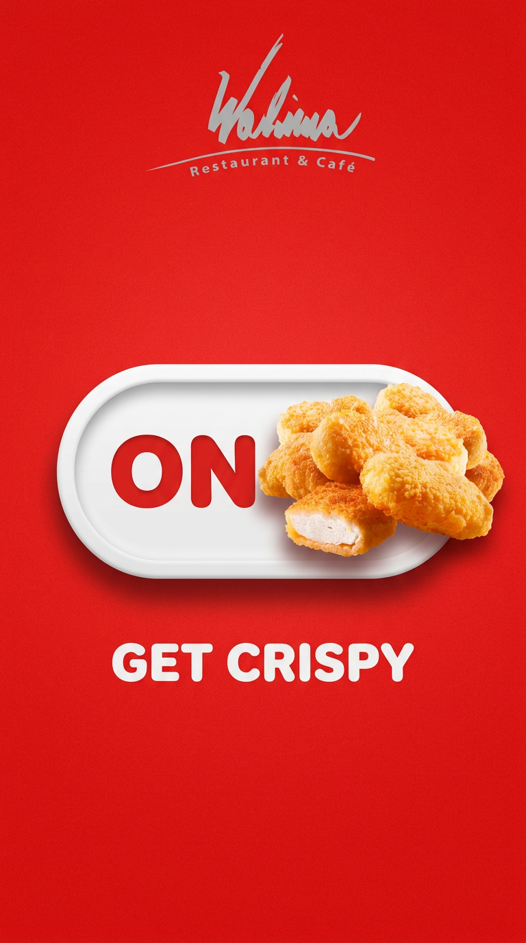 Turn On Taste – Minimalist Fast-Food Ad