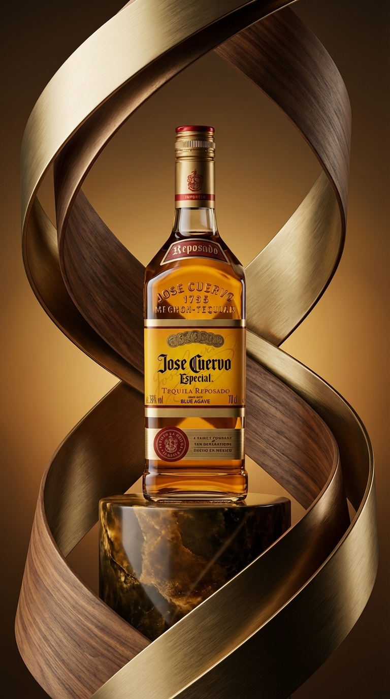 Ultra-Luxury Studio AI Product Photography with Wooden Sculptural Frame