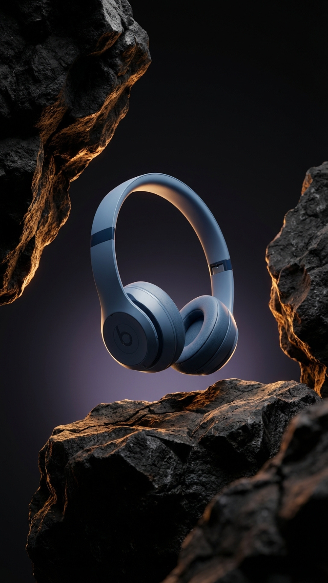 Volcanic Stone Still-Life AI Product Photography with Chiaroscuro Studio Lighting