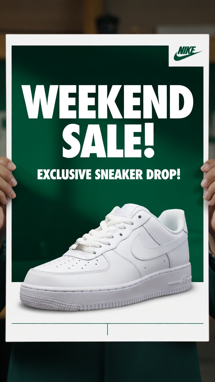 Weekend Sale  Promo Poster – Premium  Ad