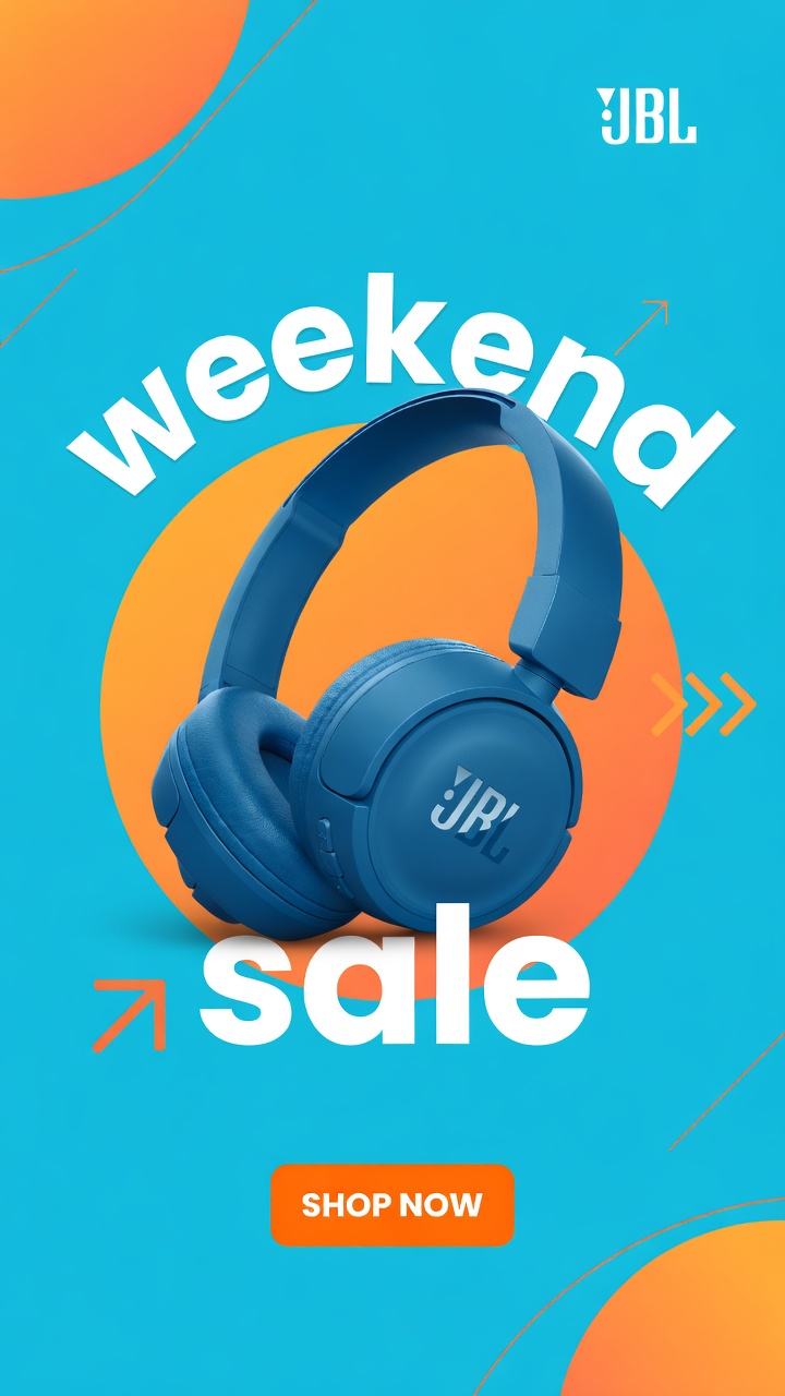 Weekend Sale Product Poster – Premium Retail Ad Creative