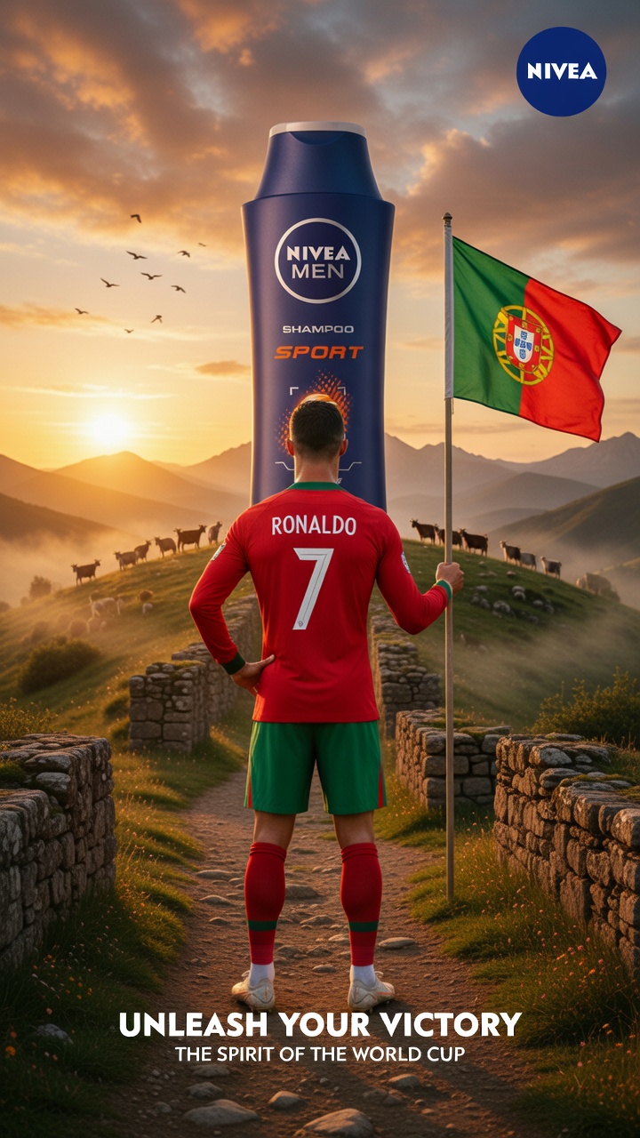 World Cup Football Hero portugal – Epic Sports Ad Creative