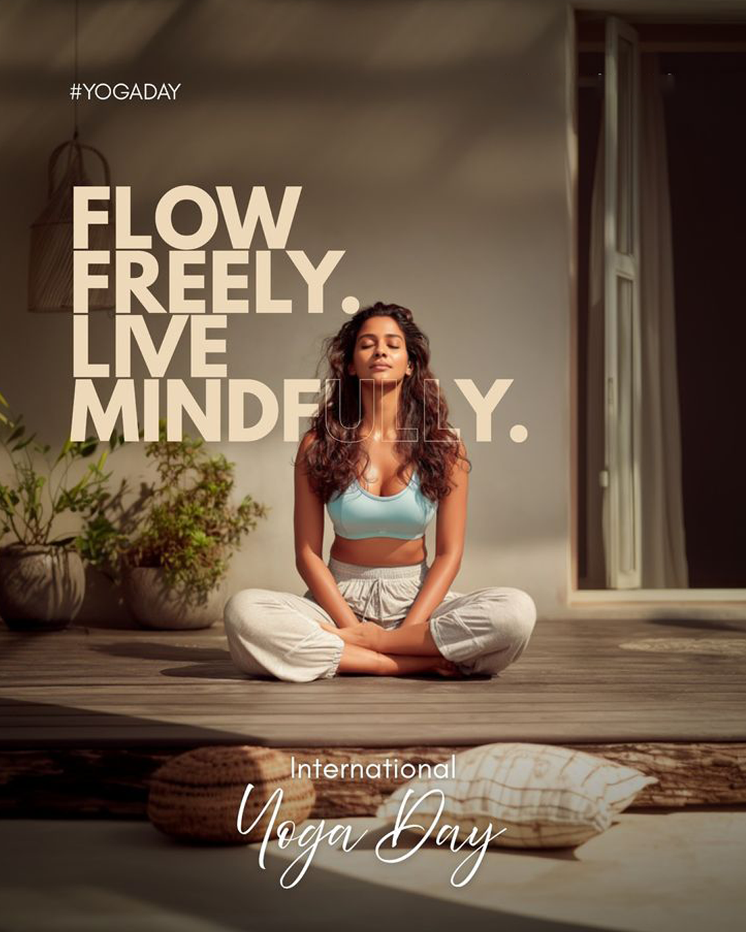 International Yoga Day Poster – Wellness Day Brand Greeting