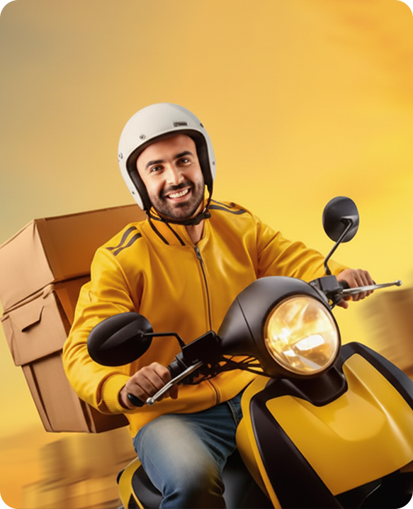Delivery Poster – Restaurant & Delivery Focused Brand Visual
