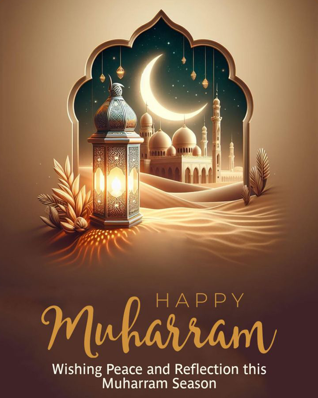 Happy Muharram Poster – Special Day Brand Greeting