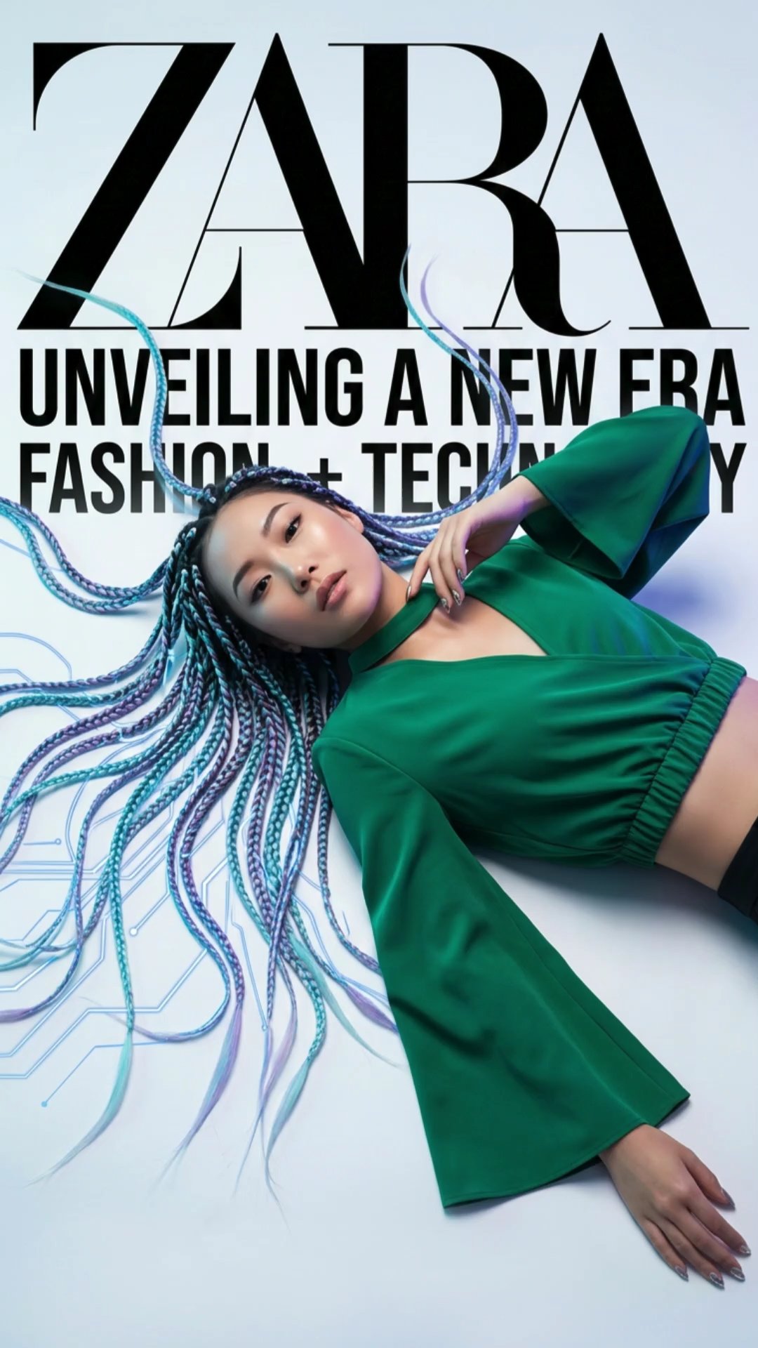 Electric Grace — futuristic fashion commercial